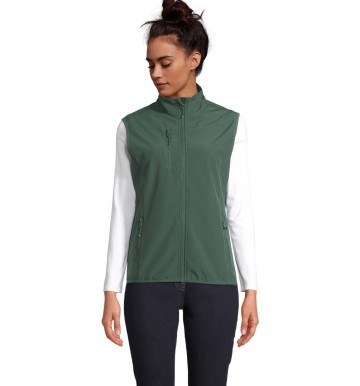 03826 Sol's Falcon dames softshell bodywarmer bosgroen
