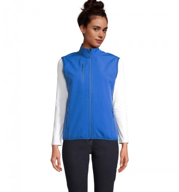 03826 Sol's Falcon dames softshell bodywarmer koningeblauw