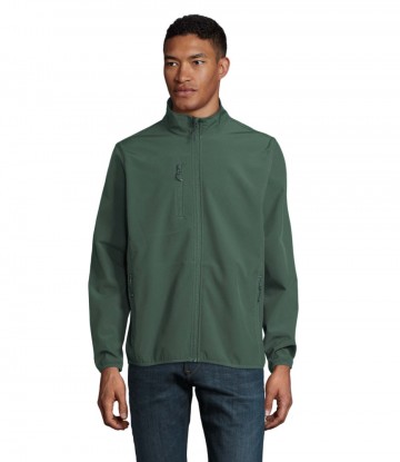 03827 Sol's Falcon heren softshell jack bosgroen
