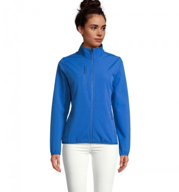 03828 Sol's Falcon dames softshell jack koningsblauw