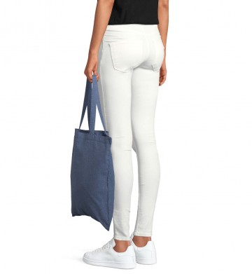 03829 Sol's Awake recyceld boodschappentas heather blauw