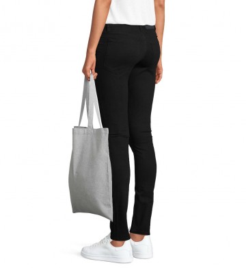 03829 Sol's Awake recyceld boodschappentas heathergrijs