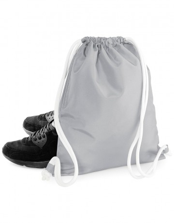 BG110 Bagbase Icon Gymzak - lichtgrijs / wit