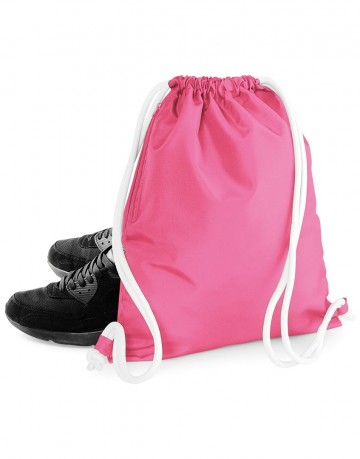 BG110 Bagbase Icon Gymzak - echt roze / wit