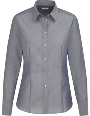 080604 Seidensticker Ladies Blouse Regular Fit L/S antraciet