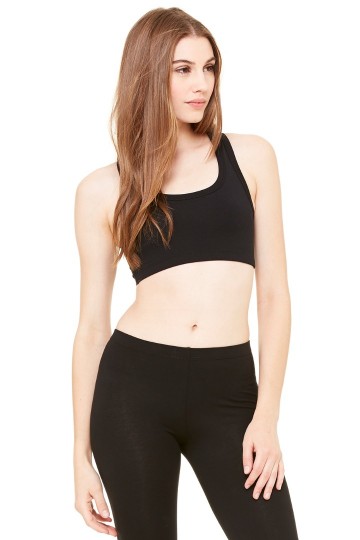 0970 B+C Ladies Sports Bra zwart