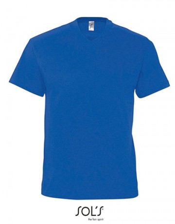 11150 Sol's Victory T-shirt met V-hals koningeblauw