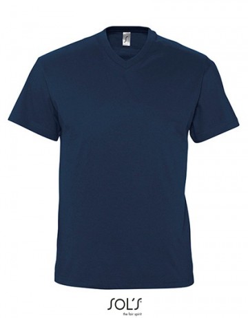 11150 Sol's Victory T-shirt met V-hals marineblauw