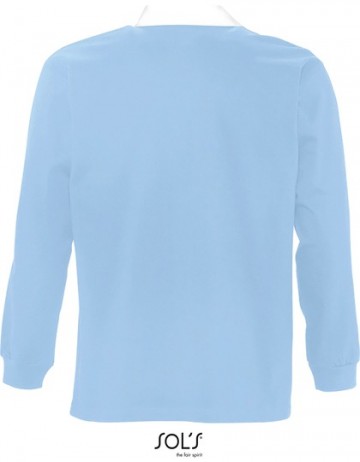 11313 Sol's Pack heren Rugby shirt hemelsblauw wit achter