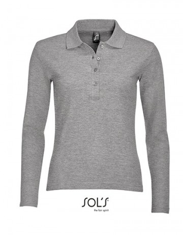 11317 Sol's Podium Polo grijsmelange
