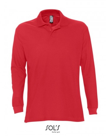 11328 Sol's Star heren polo rood