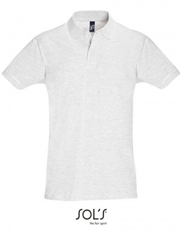 11346 Sol's Perfect heren polo asgrijs