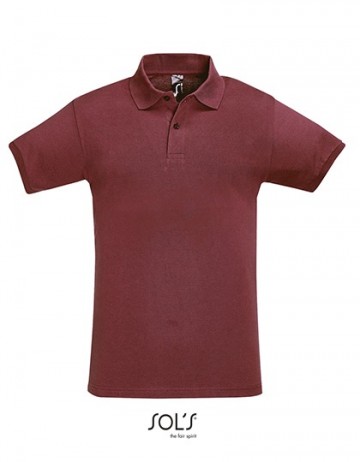 11346 Sol's Perfect heren polo burgundy
