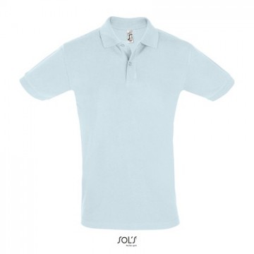 11346 Sol's Perfect heren polo creamyblauw