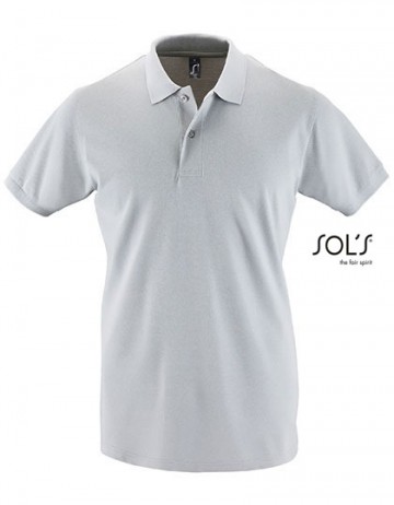 11346 ol's Perfect heren polo puur grijs