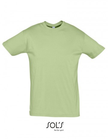 11380 Sol's Regent heren T-shirt sagegroen