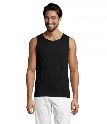 11465 Sol's Justin heren Tanktop diepzwart