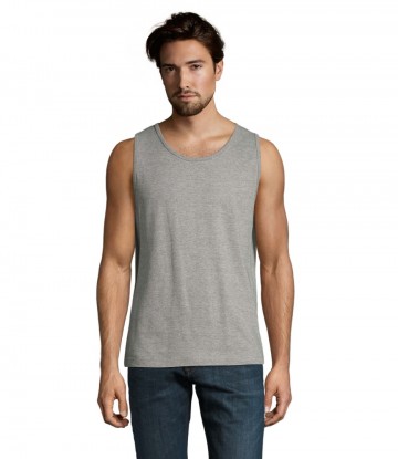 11465 Sol's Justin heren Tanktop grijsmelange