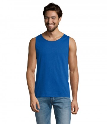 11465 Sol's Justin heren Tanktop koningsblauw