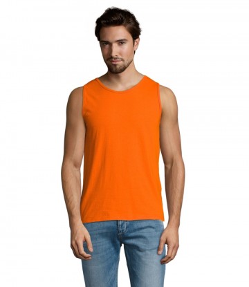 11465 Sol's Justin heren Tanktop oranje