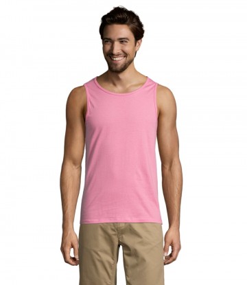 11465 Sol's Justin heren Tanktop orchideeroze