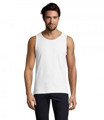 11465 Sol's Justin heren Tanktop wit