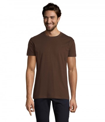 11500 Sol's Imperial heren T-shirt chocolade bruin
