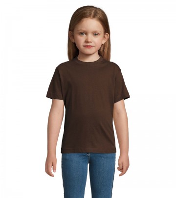 11770 Sol's Imperial kinder T-shirt chocolade bruin