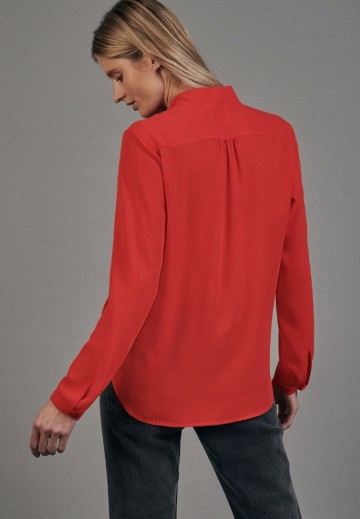 122645 Seidensticker Ladies Crepe Wrap Around Blouse