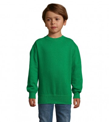 13249 Sol's New Supreme sweater Kids kellygroen