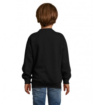 13249 Sol's New Supreme sweater Kids zwart rug