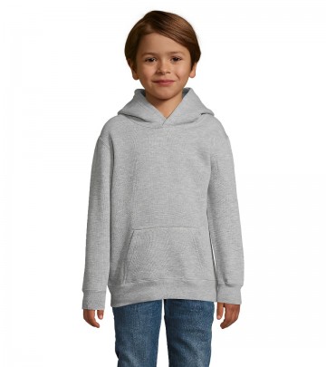 13255 Sol´s Slam Kids hooded sweat heathergrijs