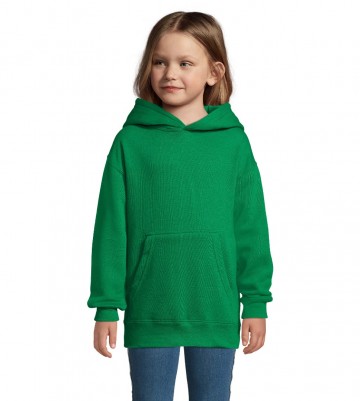 13255 Sol´s Slam Kids hooded sweat kellygroen