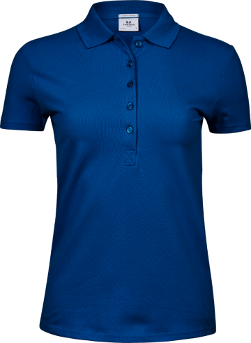 TJ145 Tee Jays Luxury Stretch polo dames indigo front