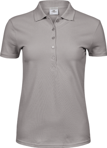 TJ145 Tee Jays Luxury Stretch polo dames stone front