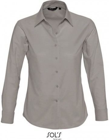 16020 Sol's Embassy dames Oxford shirt zilver