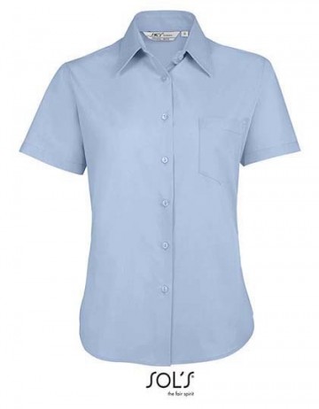 16070 Sol's Escape dames Polin shirt hemelsblauw