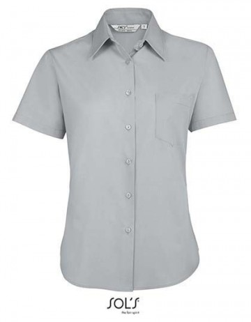 16070 Sol's Escape dames Polin shirt parelgrijs