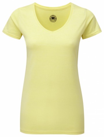 Russell Ladies HD Tee met V-hals
