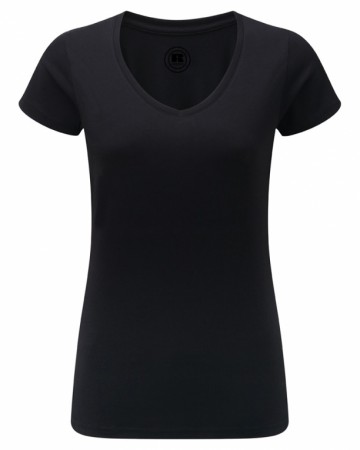 Russell Ladies HD Tee met V-hals
