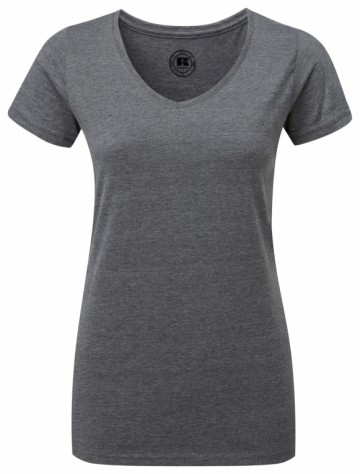 Russell Ladies HD Tee met V-hals