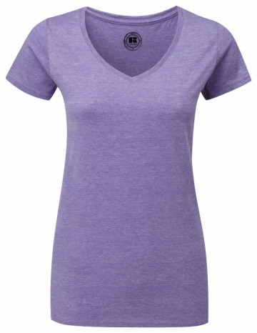 Russell Ladies HD Tee met V-hals