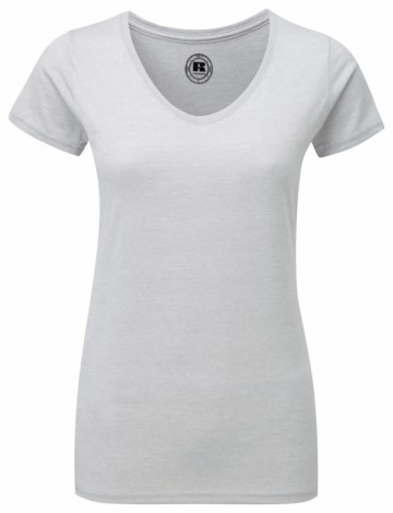 Russell Ladies HD Tee met V-hals