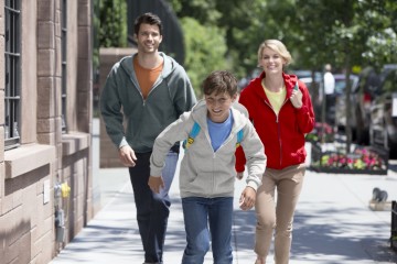 Gildan Sweater met kap en rits