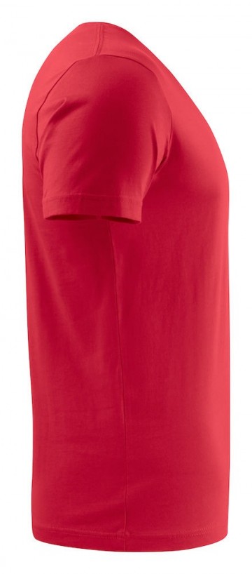 2264024 Heavy T-shirt met V-hals 400 zij