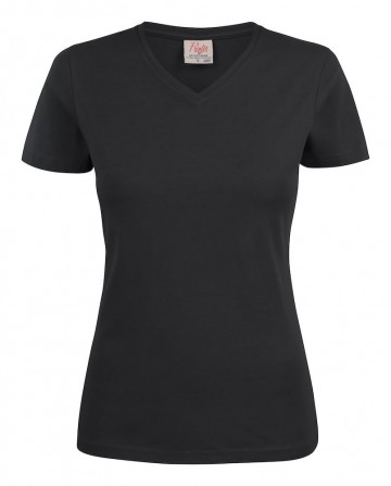 2264025  Heavy T-shirt met V-hals Lady 900