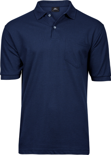 TJ2400 Tee Jays Pocket Polo mannen marineblauw