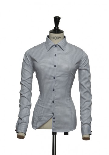 Red Bow 21 dames marineblauw geruit