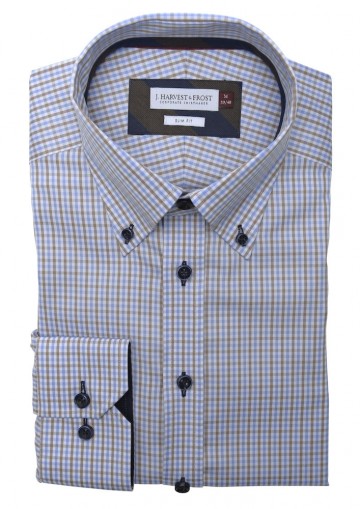 Red Bow 28 - hemelsblauw/bruin