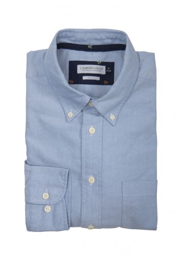 Indigo Bow 30 men slim fit hemelsblauw